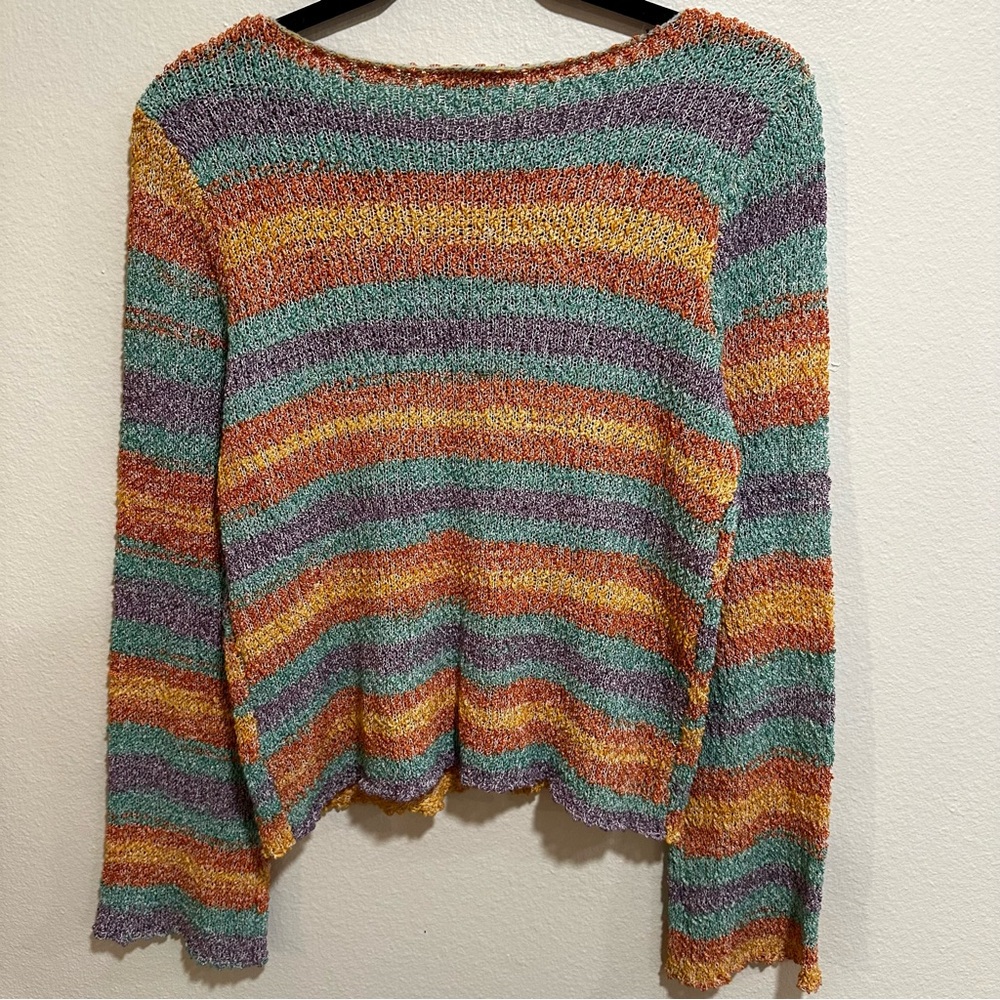 Hem & Thread Colorful Knit Top - Picture 3 of 4